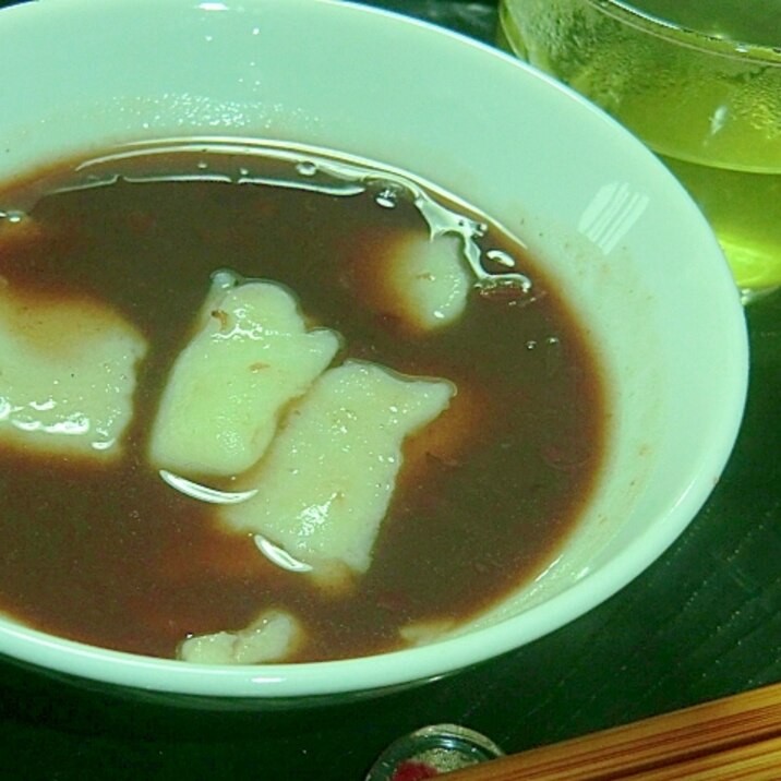 郷土料理 小豆はっと(すいとん)を簡単に